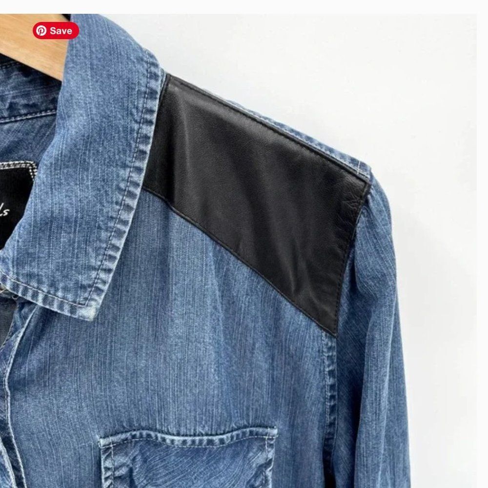 Rails | Ashlyn Tencel Chambray Button Down With F… - image 5